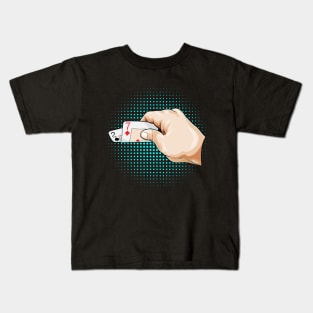 Bad Hand at Poker Kids T-Shirt